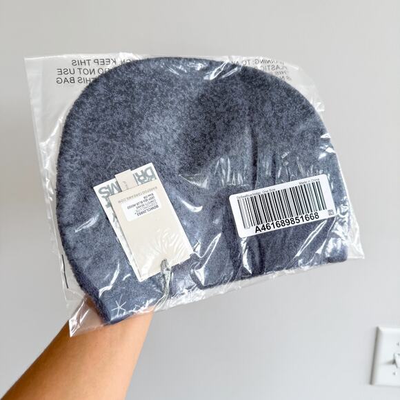 Barefoot Dreams CozyChic Lite Confetti Knit Beanie Hat Deep Sea Blue OS NWT main image 5